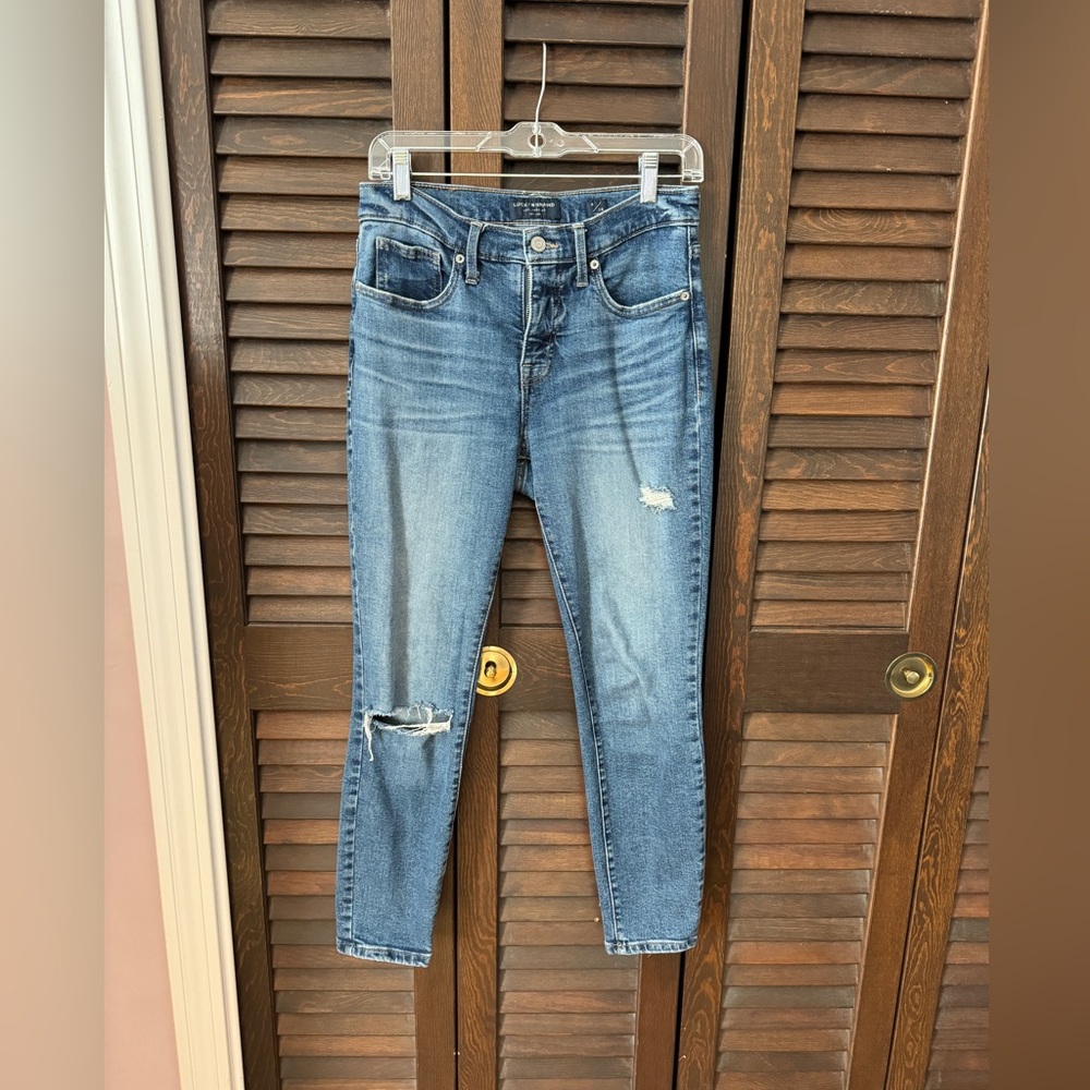 Lucky Brand Mid Rise Ava Skinny Jeans Size 6/28